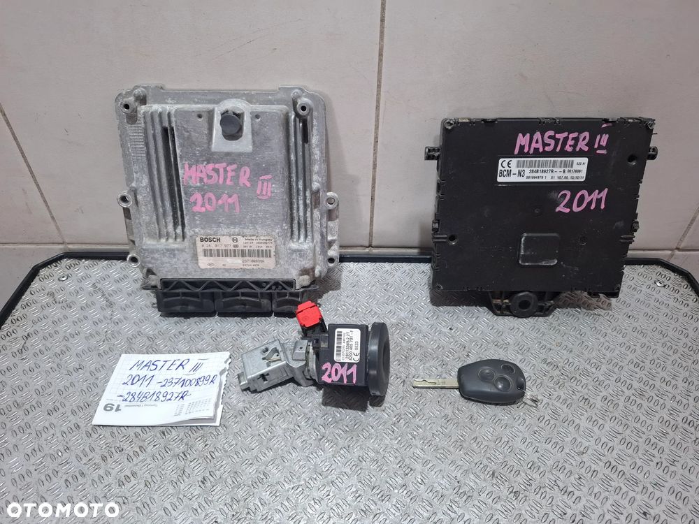 Zestaw startowy Renault Master III 2,3Dci 2011 rok nr nr 284B18927R 237100899R 8200405701F - 1