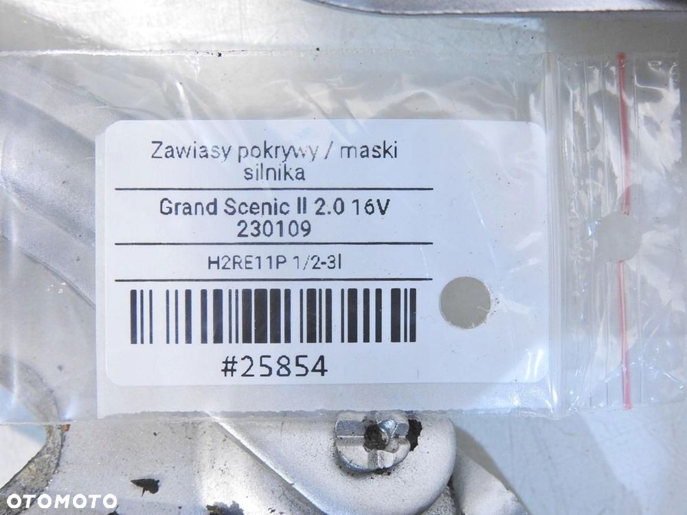 ZAWIAS ZAWIASY MASKI TED69 RENAULT SCENIC II - 6