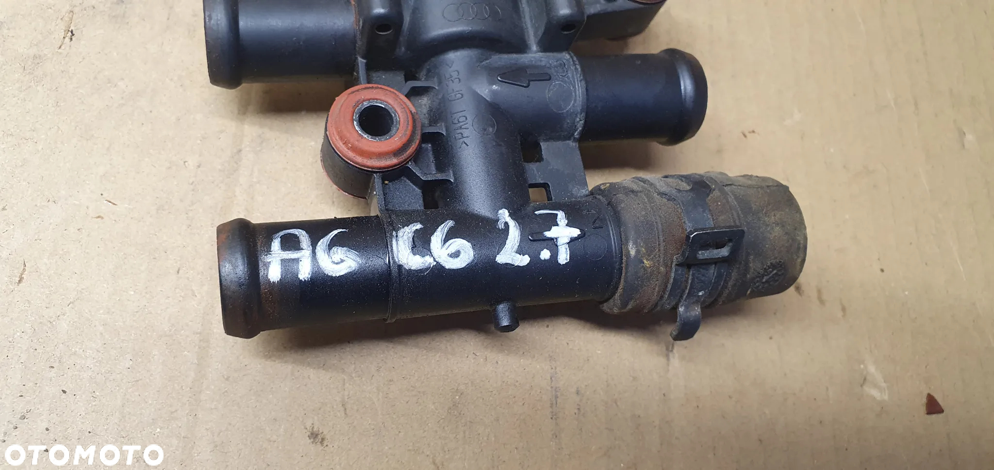 Dodatkowa pompka obiegu wody elektrozawór Audi A6 C6 2.7 TDI 8E0820036 8E0820035B - 8