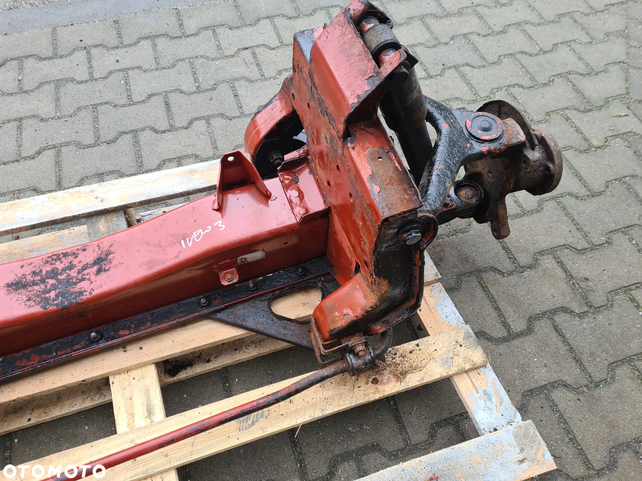 IVECO DAILY 3 99-06 sanki zawieszenie przód resor poprzeczny zwrotnice - 10