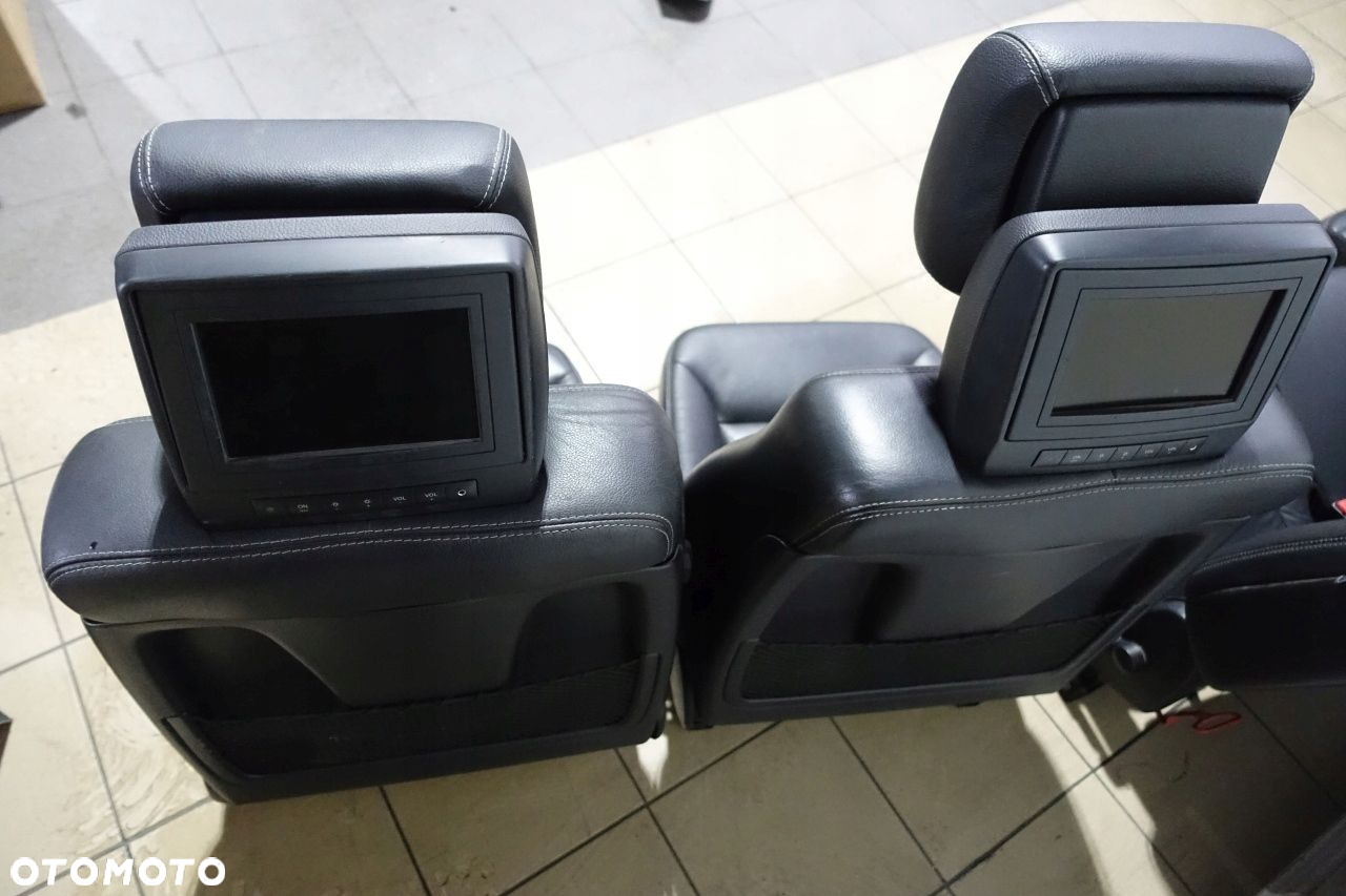 Mercedes x164 GL fotele tapicerka fotel skóra kanapa oparcie DVD monitor - 10