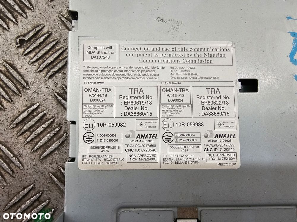 radio fabryczne ekran wyświetlacz renault trafic iii 2014-2019 281153136r - 5