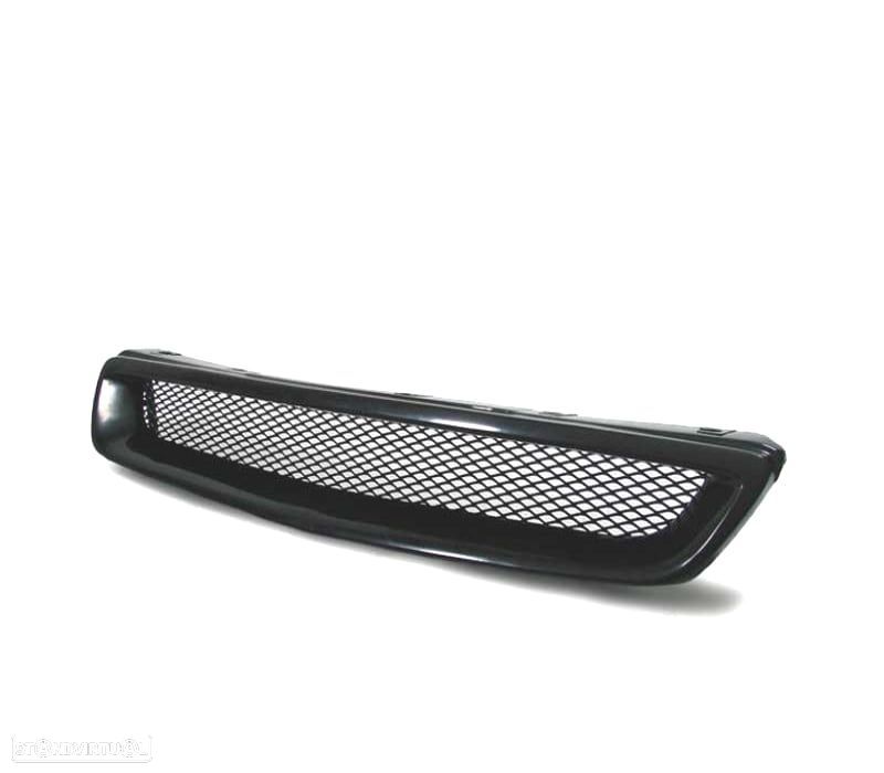 GRELHA FRONTAL SEM SÍMBOLO HONDA CIVIC HATCHBACK 95-98 PRETA - 2