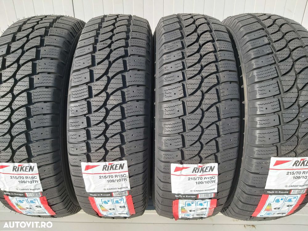 215/70 R15C ,109R, RIKEN (by Michelin), Anvelope de iarna M+S - 1