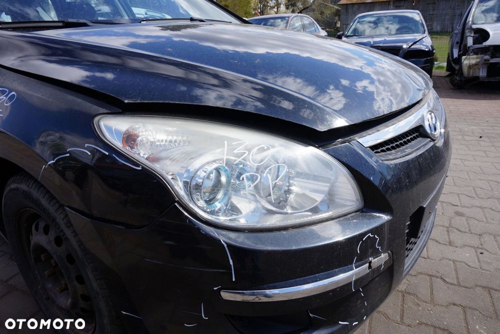 MASKA ZDERZAK BŁOTNIKI LAMPY I30 I 9F  HYUNDAI 2007-2010 SZARY PRZÓD KOMPLETNY - 23
