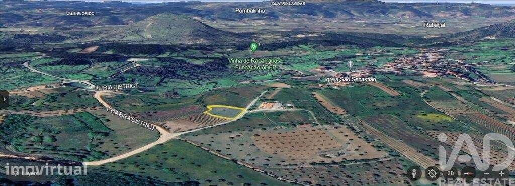 Terreno Agrícola em Alvorge de 1250,00 m2 - Grande imagem: 2/10