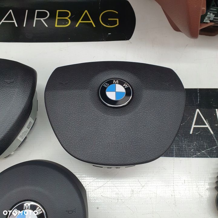 BMW F10 F11 DESKA ROZDZIELCZA KONSOLA KOKPIT PULPIT PODUSZKI AIRBAG AIR BAG PASY KIT SET - 11