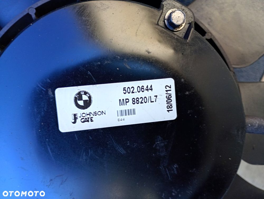 wentylator chłodnicy wiatrak moduł sterownik wentylatora bmw F20 F30 MP8820/L7 502.0644 940.0114.01 - 5