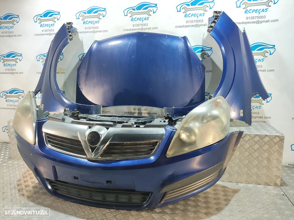 FRENTE COMPLETA OPEL ZAFIRA B A05 CAPOT PARACHOQUES GUARDA-LAMAS OTICAS RADIADOR VENTILADOR FRENTE FIBRA REFORÇO - 3