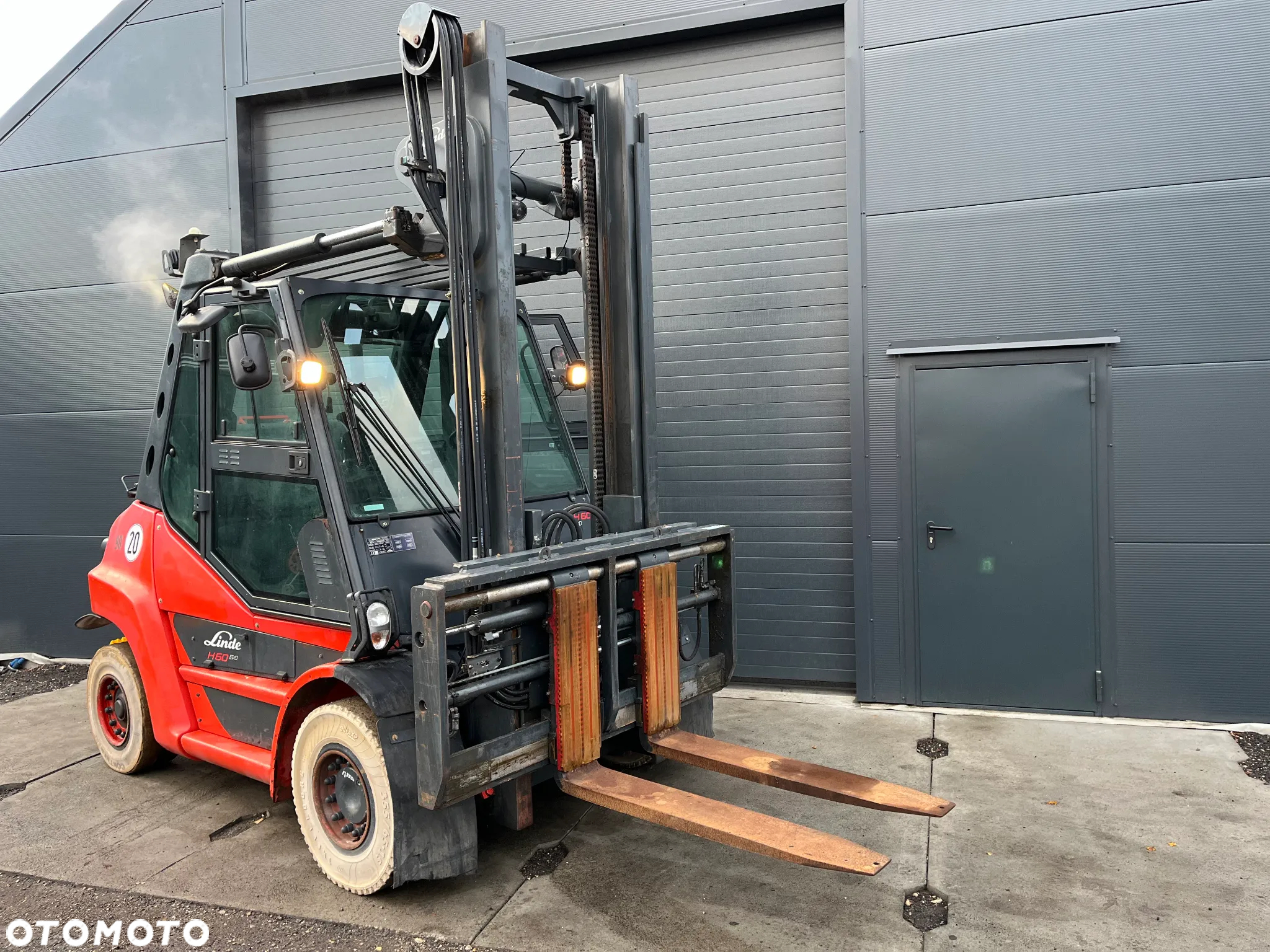 Linde H60-T 396-03 Gaz LPG Kabina Klima Pozycjoner Przesuw boczny - 6