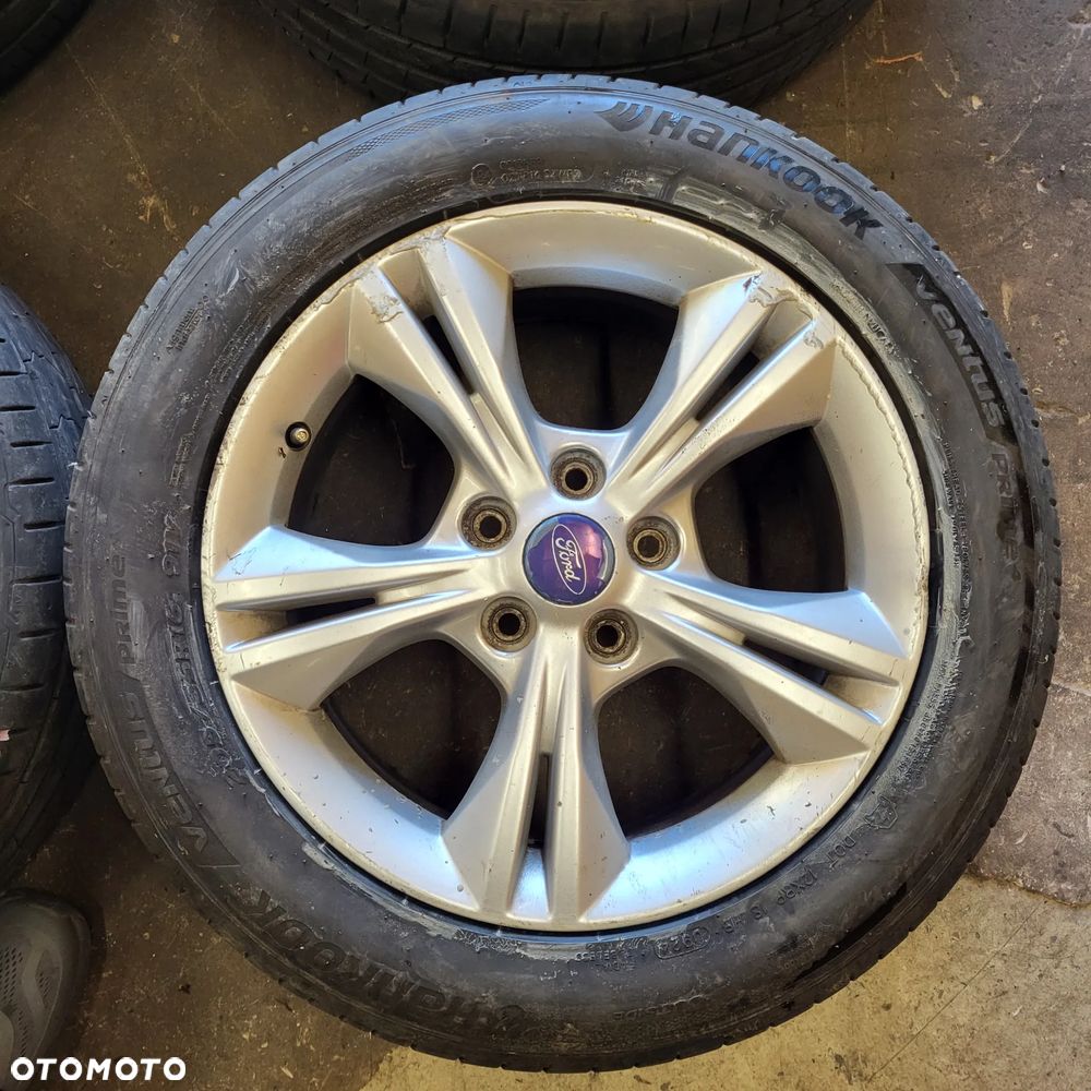 FORD FOCUS MK2 MK3  KOMBI HB KOŁA FELGI ALUMINIOWE 16 CALI OPONY LETNIE HANKOK - 2