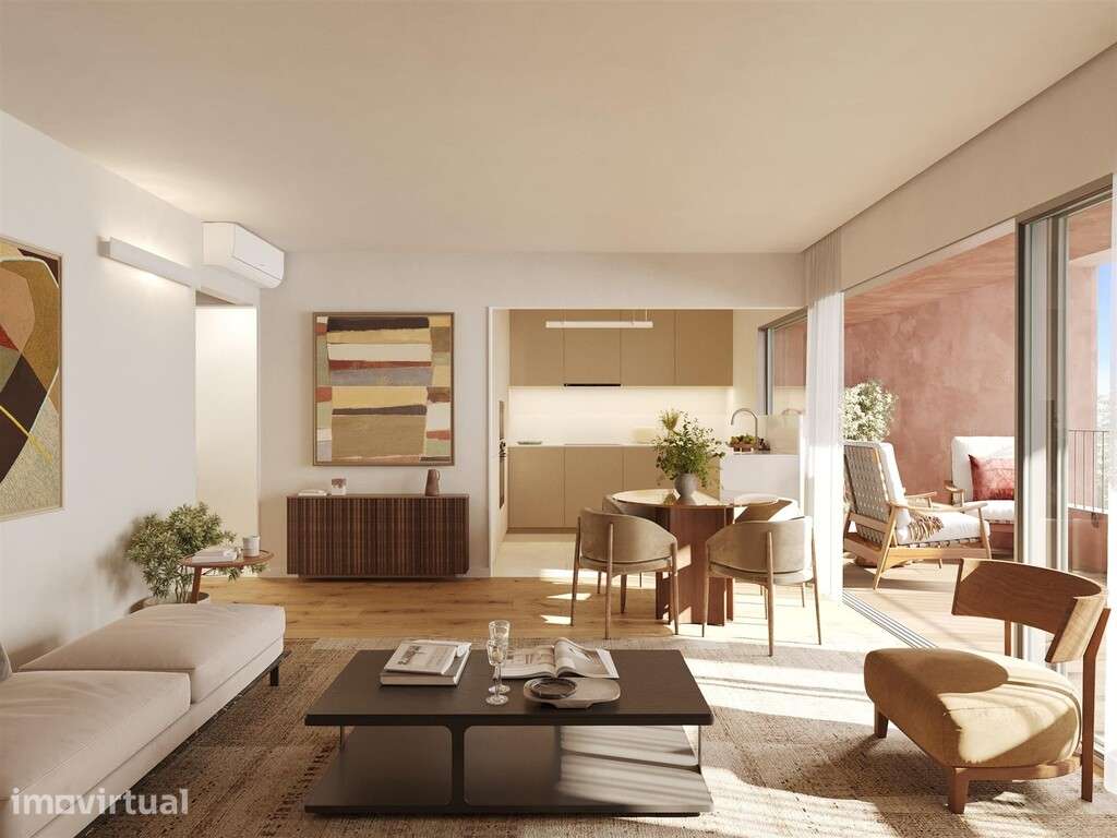Apartamento T2 com lugar de garagem em zona de Celas - Grande imagem: 5/7