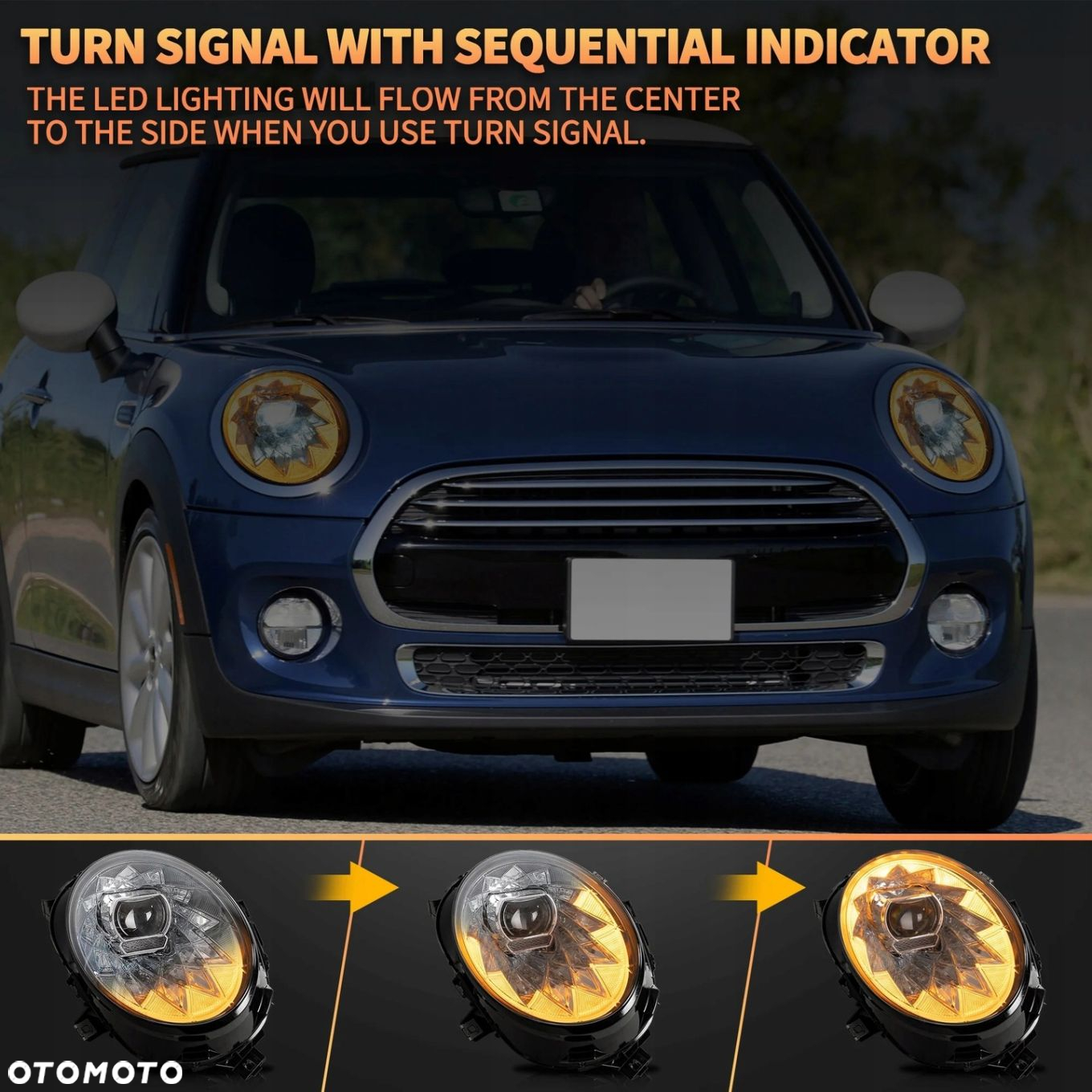 Reflektory Lampy kpl Full Led Vland Dynamiczne Mini Cooper f54 f55 f56 f57 - 8