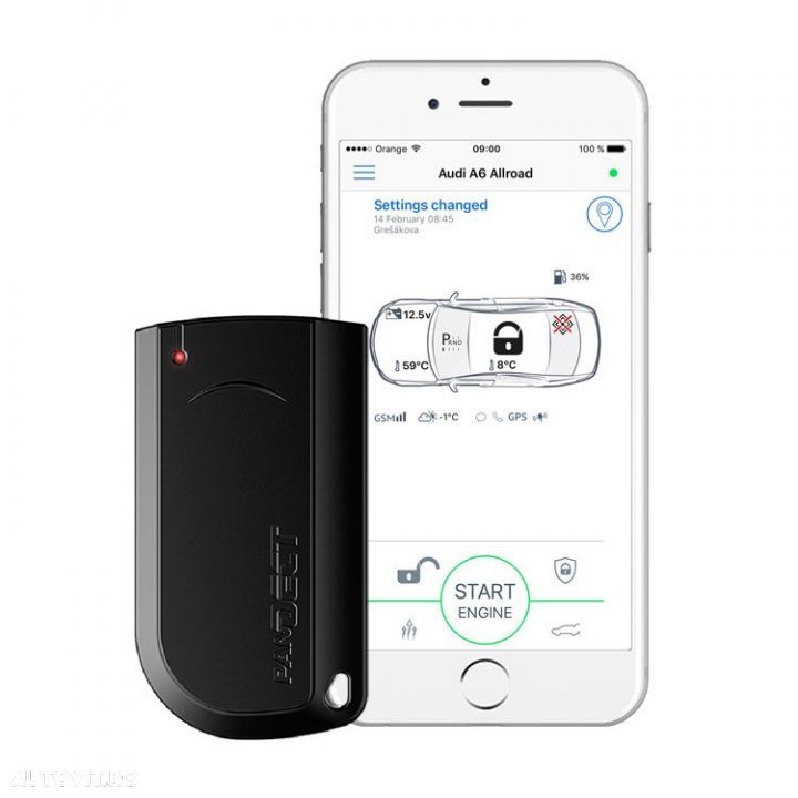 Alarma auto Pandora Smart PRO conexiune CAN bluetooth GSM 3G GPS - 1