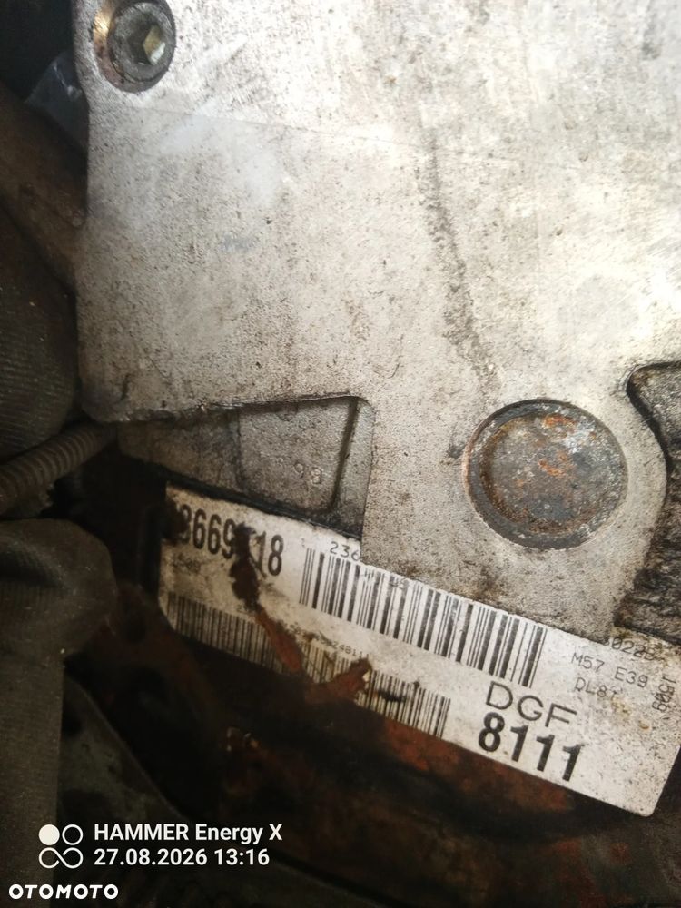 Silnik słupek  BMW 5 E39 3.0 D 530D DIESEL M57 - 3