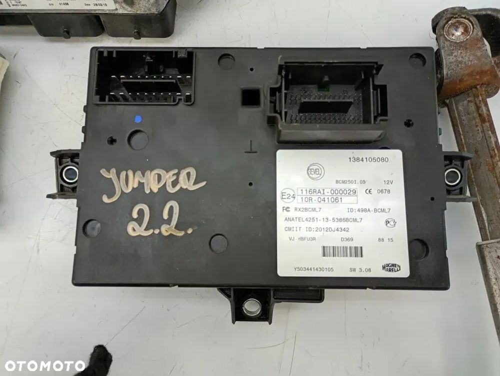 sterownik silnika moduł bsi skrzynka bezpieczników zestaw boxer III jumper lift 2.2 hdi 130 km euro5 9691854880 - 5