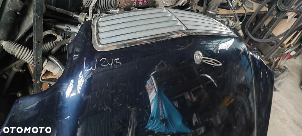 MASKA KOMPLETNA ATRAPA GRILL KRATKA LOGO WYGŁUSZENIE MERCEDES W203 - 3