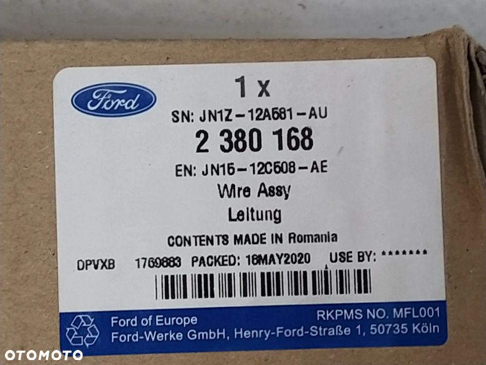 FORD ECOSPORT CR6 2017- 1.0 WIĄZKA INSTALACJA KABLE PRZEWODY SILNIKA ZASPÓŁ PRZEWODÓW NOWY ORYGINAŁ - 12