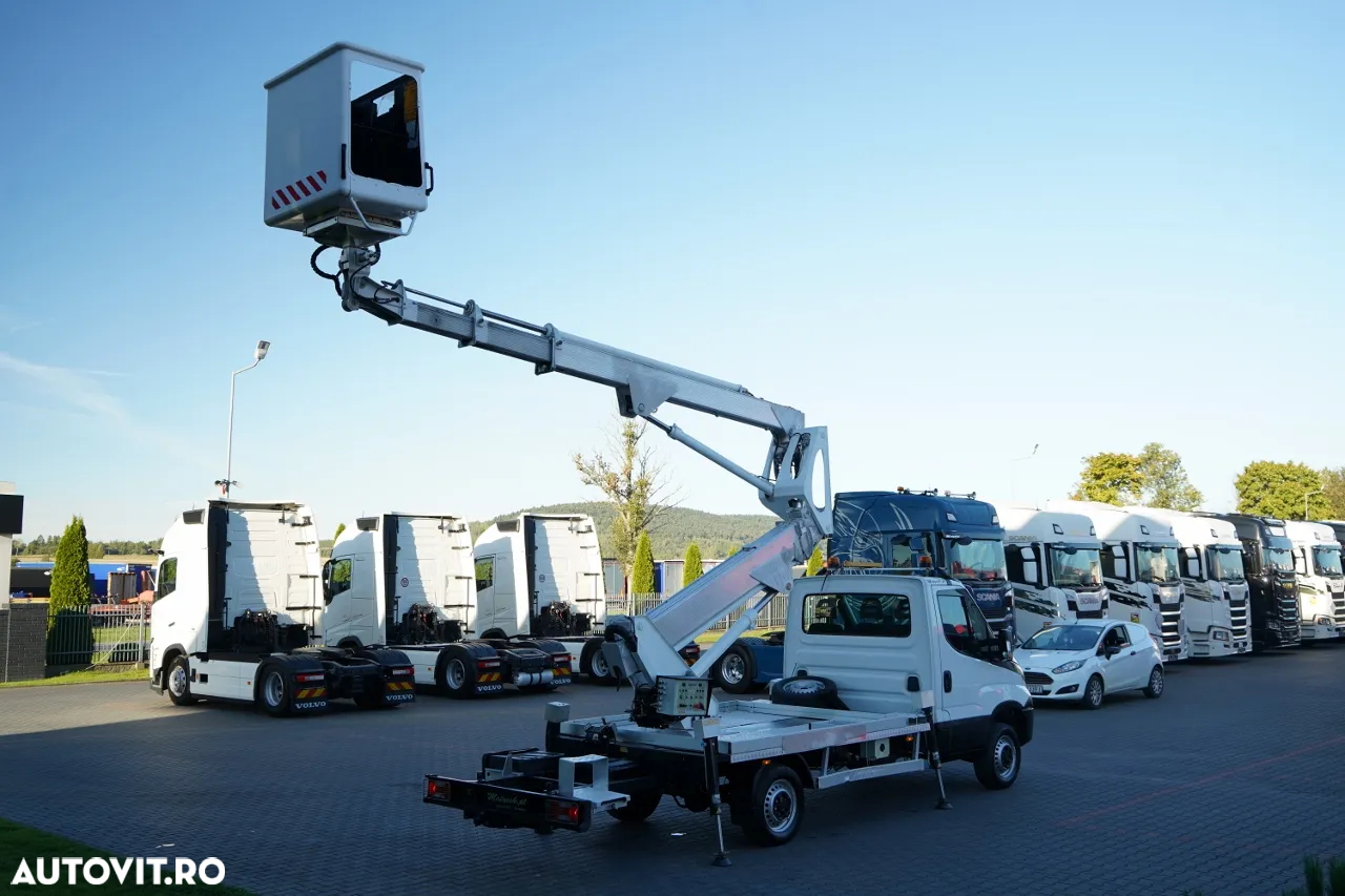 Iveco DAILY 35-120 / RIDICARE 20 METRI / 4 STABILIZATOARE / MANUALĂ / 2017 - 7