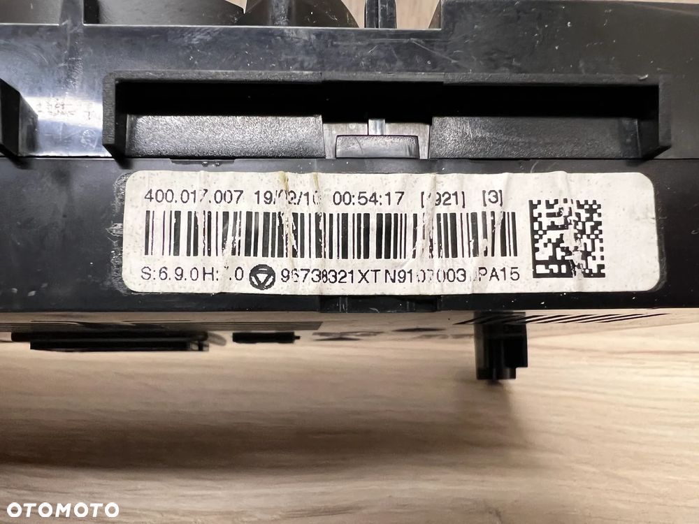 Panel Klimatyzacji Nadmuchu peugeot 5008 3008 96738321xt - 3