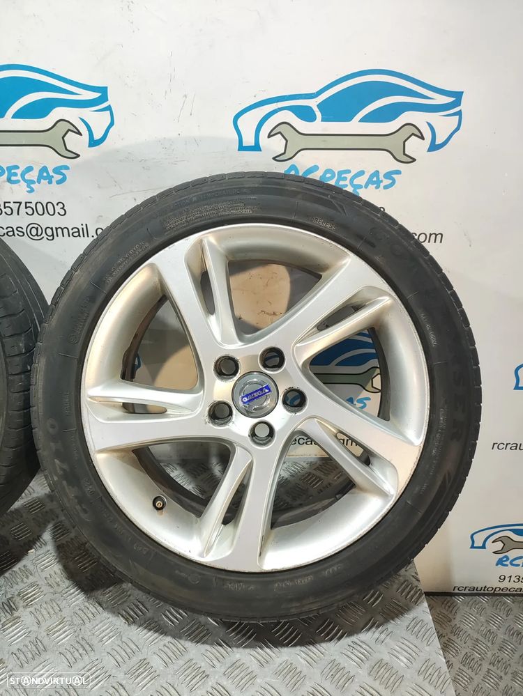Conjunto Jantes 17 Originais Volvo V50 7J ET52 5x108 - 6