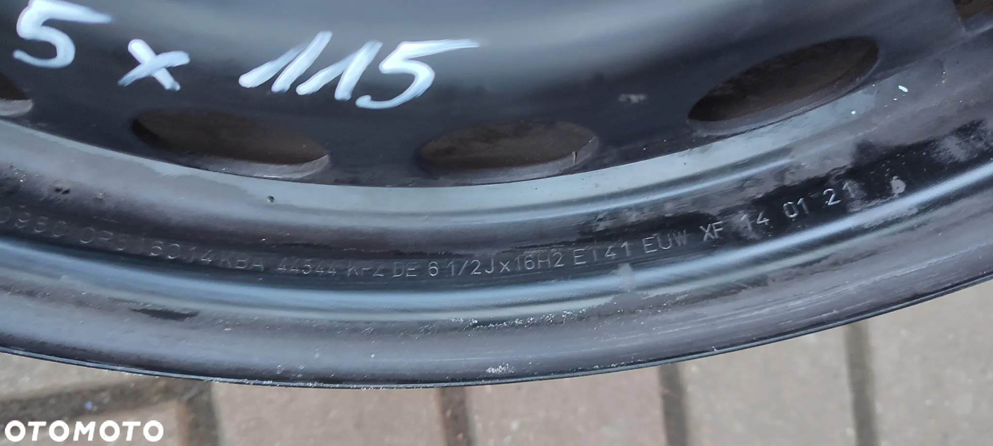 FELGI 5x115 6.5Jx16 CALI ET 41 OPEL ASTRA J ASTRA K ZAFIRA C CHEVROLET ORLANDO CRUZE 4 SZTUK KOMPLET - 6
