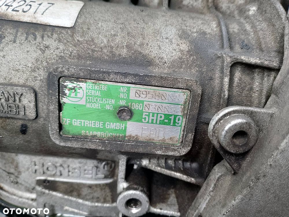 SKRZYNIA BIEGÓW AUTOMAT SKODA SUPERB I FAD  5HP-19 2.5 TDI 163KM - 5