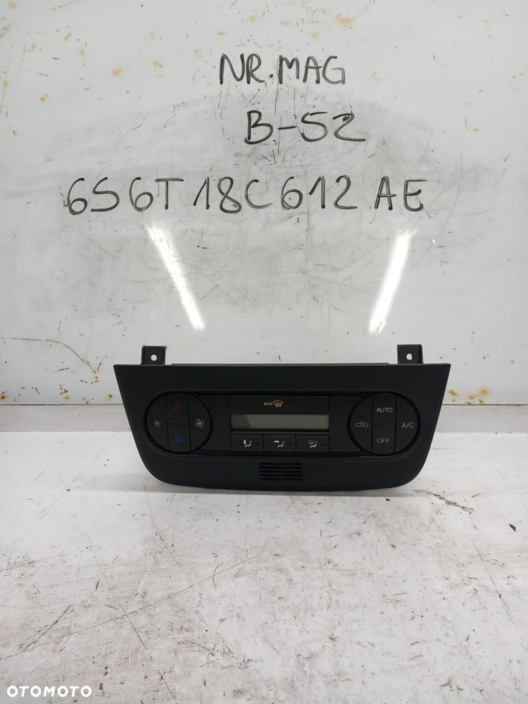 PANEL KLIMATYZACJI FORD FIESTA MK6 LIFT 6S6T18C612AE - 1
