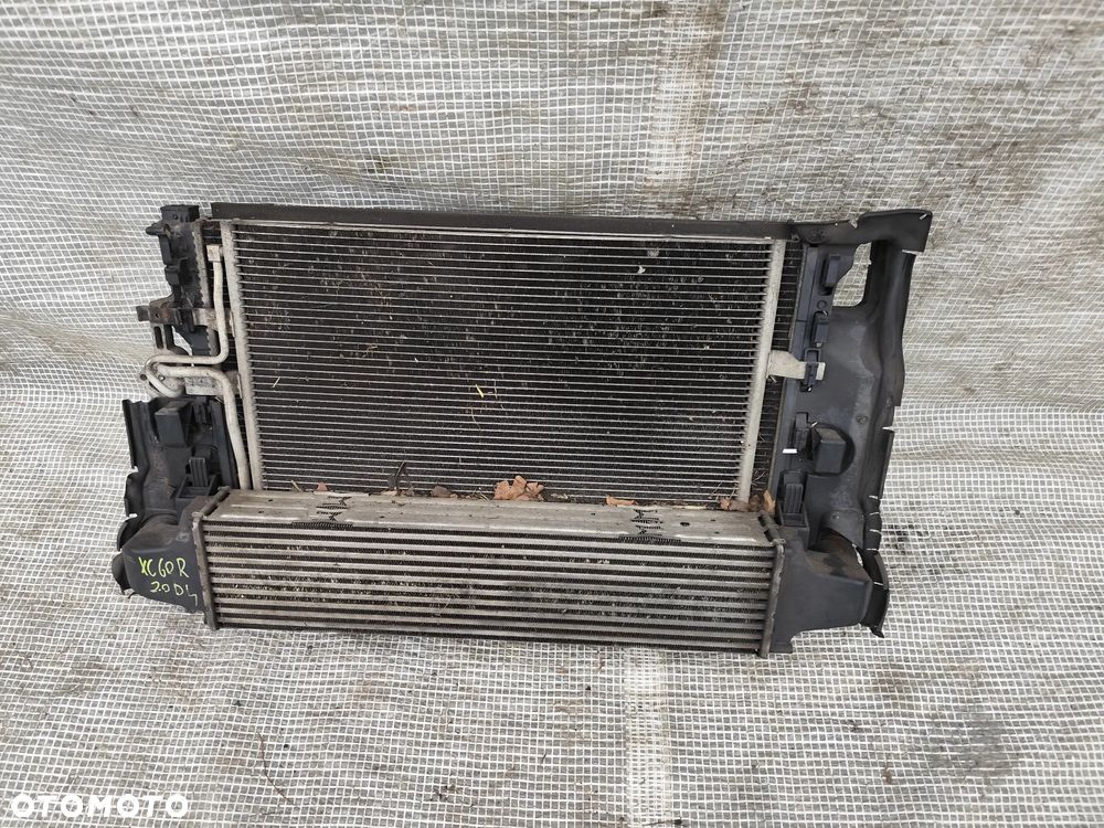 Volvo XC60 I Lift 13-18 2.0 D4 181ps 190ps Chłodnice Wentylatory Komplet - 1