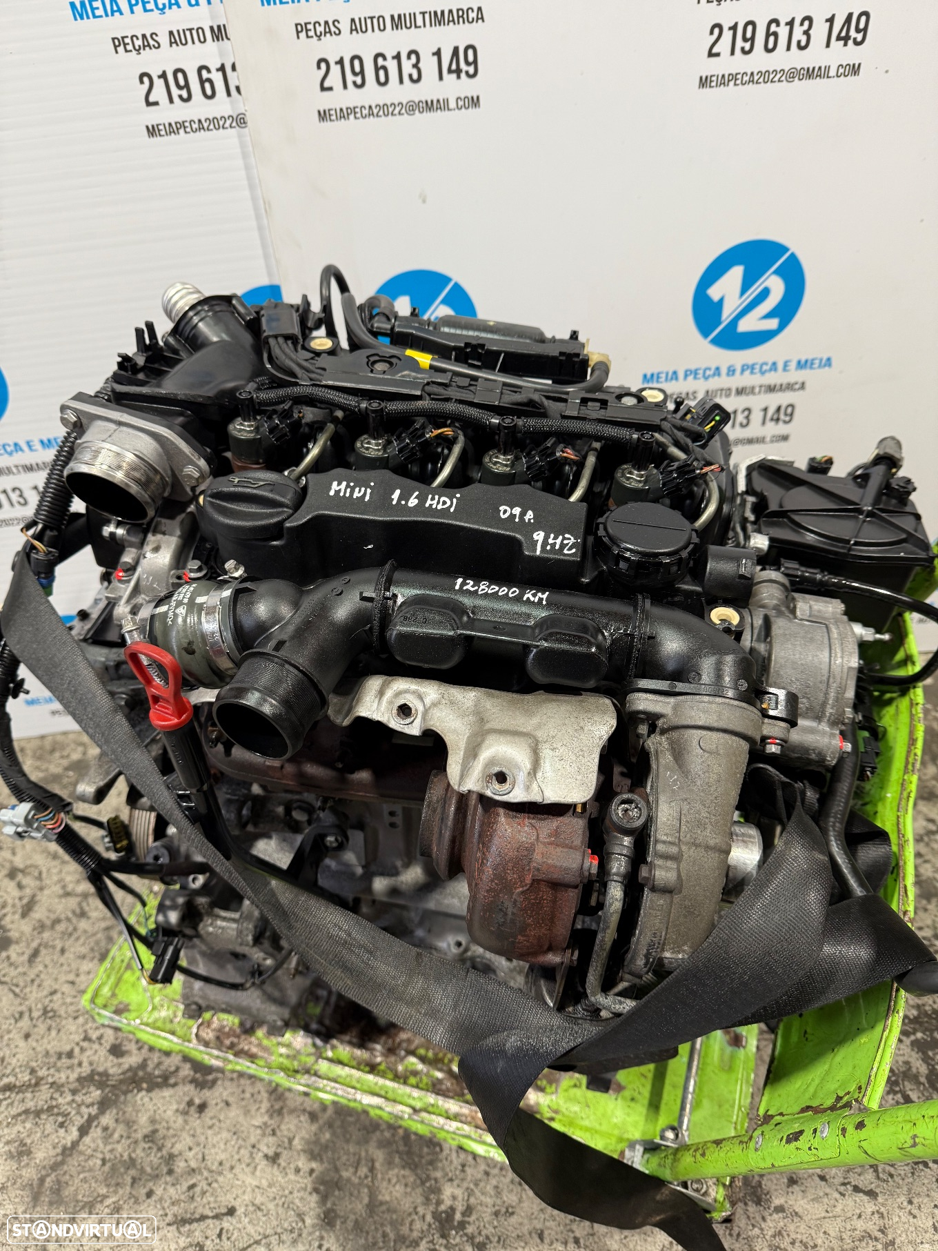 Motor Peugeot Citroen 1.6 Hdi 16 válvulas de 2011 9HZ - 4