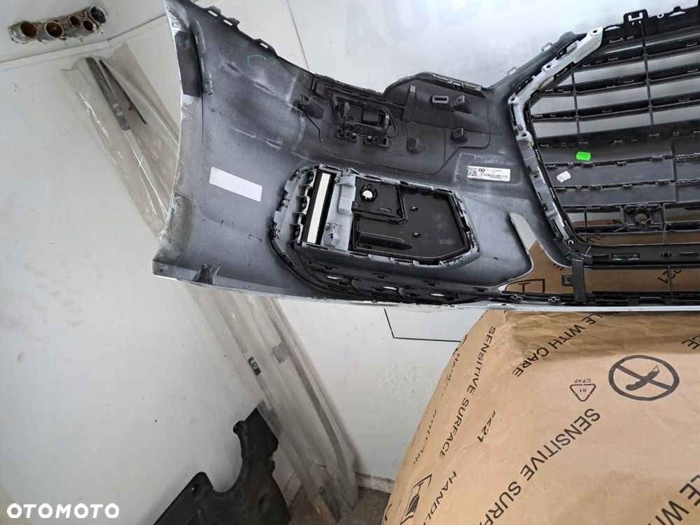 ZDERZAK AUDI A6 C8 4K 4K0 S-LINE 2019-2023 BLACK EDITION GRILL KRATKA - 8