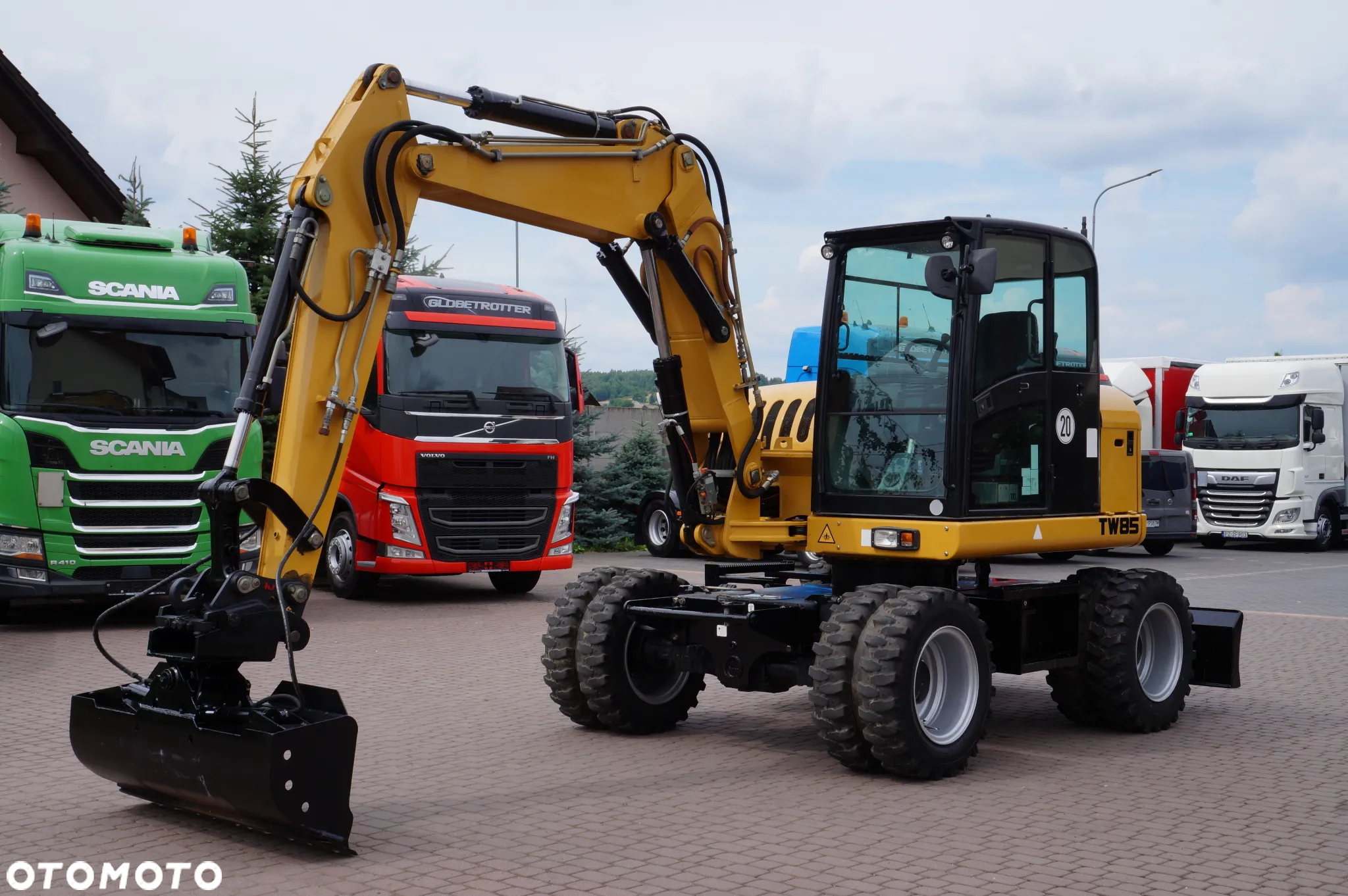 Terex TW 85 Koparka kołowa Sprowadzona silnik DEUTZ Stan Wzorowy - 3