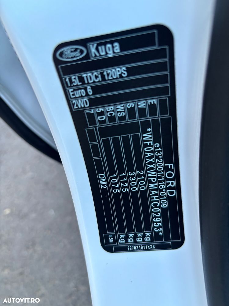 Ford Kuga 1.5 TDCi 2WD Powershift Titanium - 17