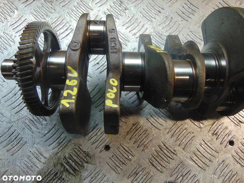 Wał korbowy Polo 1,2 6 v + panewki - 3