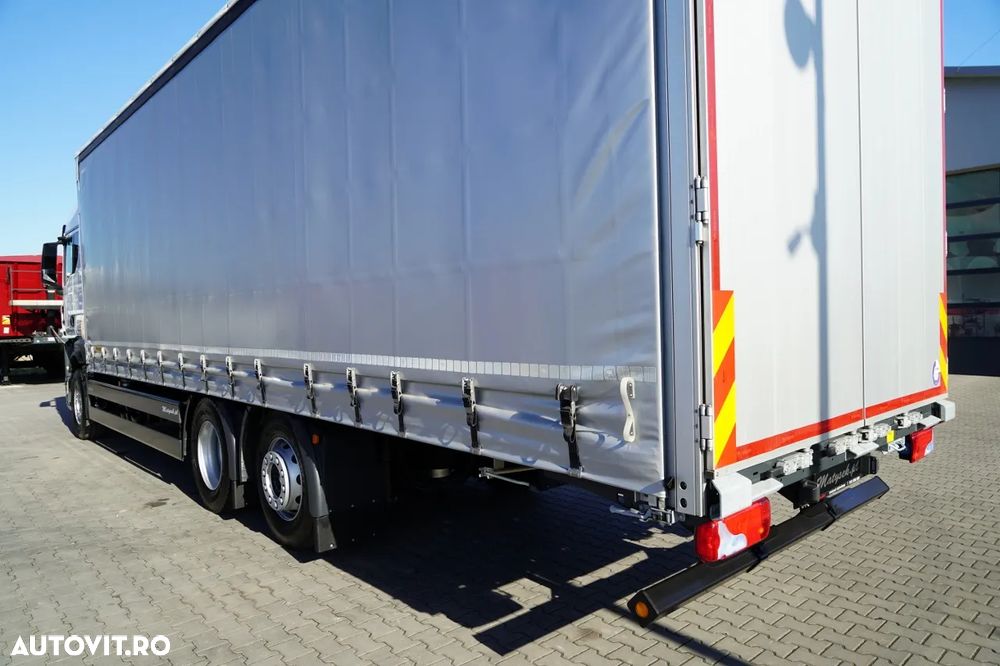 MAN TGX 26.520 / 6x2 / 9.3 M CORTINĂ / ACOPERIȘ RIDICABIL / AXĂ RIDICABILĂ / DIRECȚIE / NOU - 11