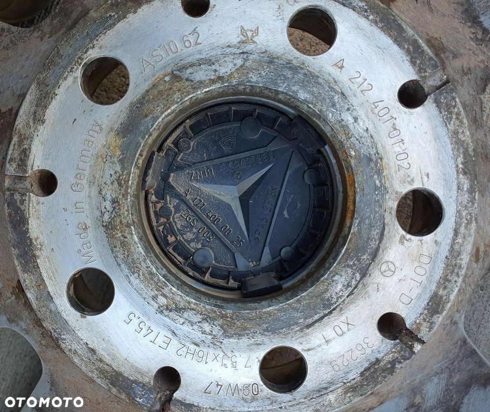 ALUFELGI FELGI 16 5x112 7.5J ET45.5 MERCEDES W212 A2124010102 4SZT - 6