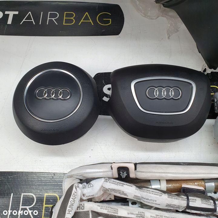 AUDI Q5 8R LIFT DESKA ROZDZIELCZA KONSOLA KOKPIT PULPIT PODUSZKI AIRBAG AIR BAG PASY KIT SET - 7