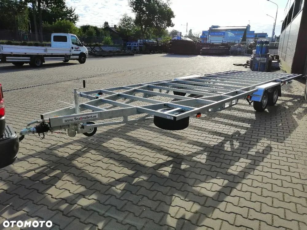 Besttrailers Przyczepa TINY HOUSE (Domki mobilne) 7,2x2,45 m DMC 3500 kg, 2 osie, 13", 4 podpory - 1