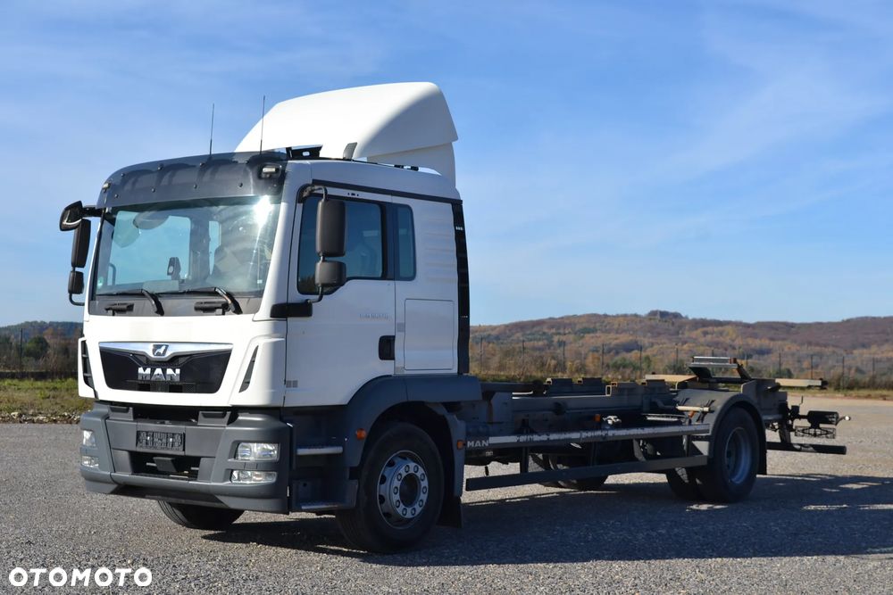 MAN TGM 18.320 Rama do zabudowy BDF Sypialna Kabina Idealny pod Laweta Pomoc Drogowa Najazd