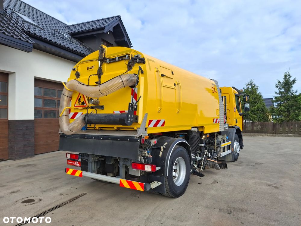 Renault C280 Zamiatarka SEMAT Zoeller FAUN Karcher 2 Silniki Rura Do Liści Listwy Ciśnieniowe Lanca 2 Zbiorniki Wody Szczotki L/R 2018r Euro 6 - 5