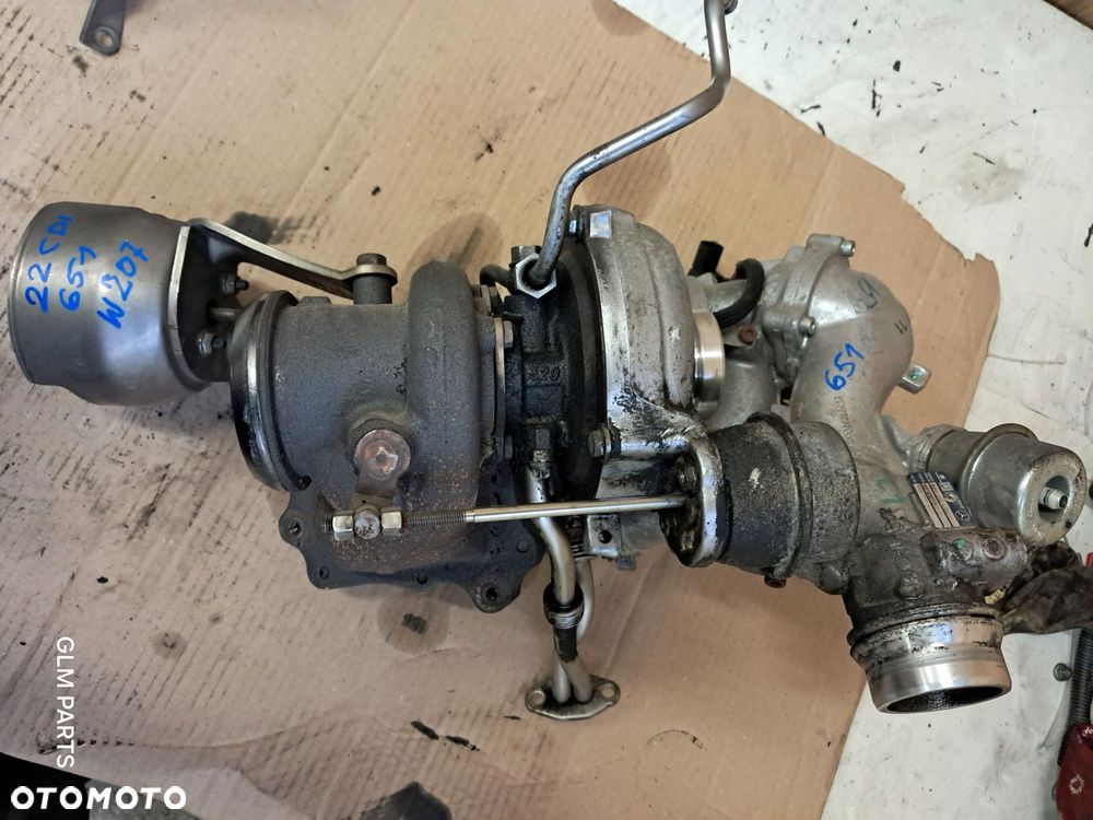 mercedes e klasa w207 w212 2.2 cdi 651turbosprężarka biturbo turbo - 10