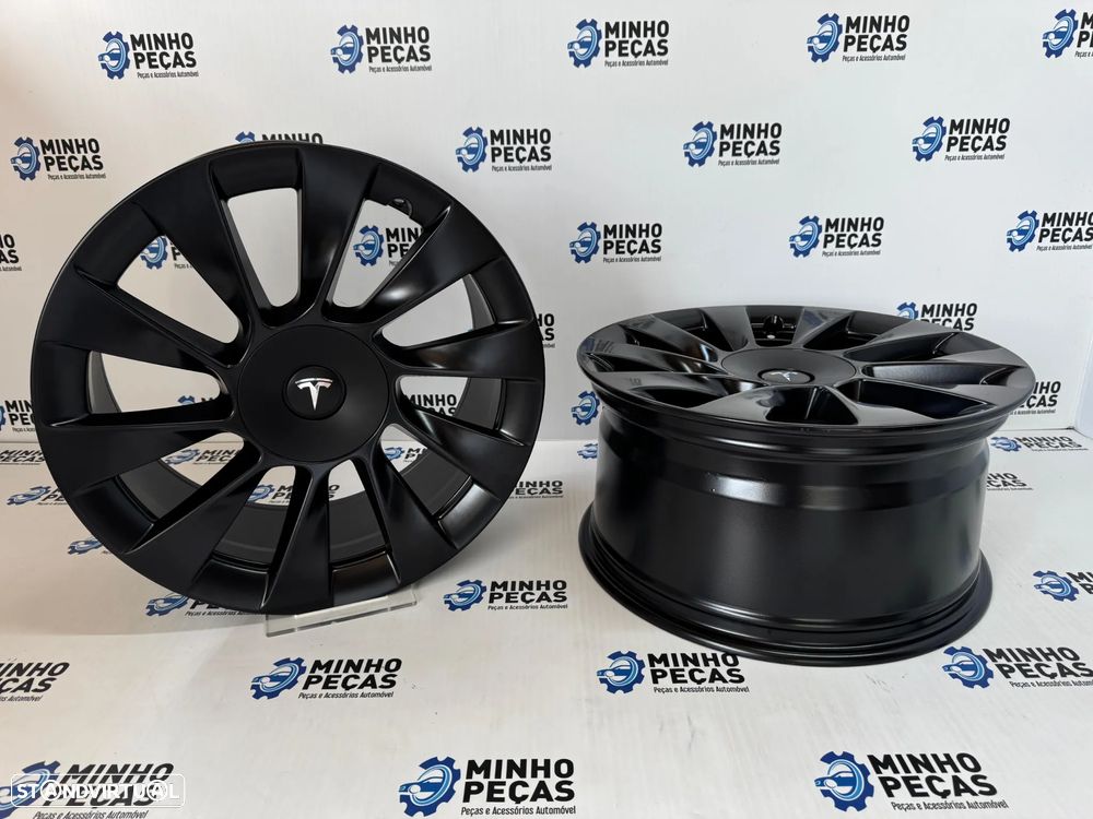 Jantes Tesla Model 3 em 19 (5x114.3) Preto Matte - 4
