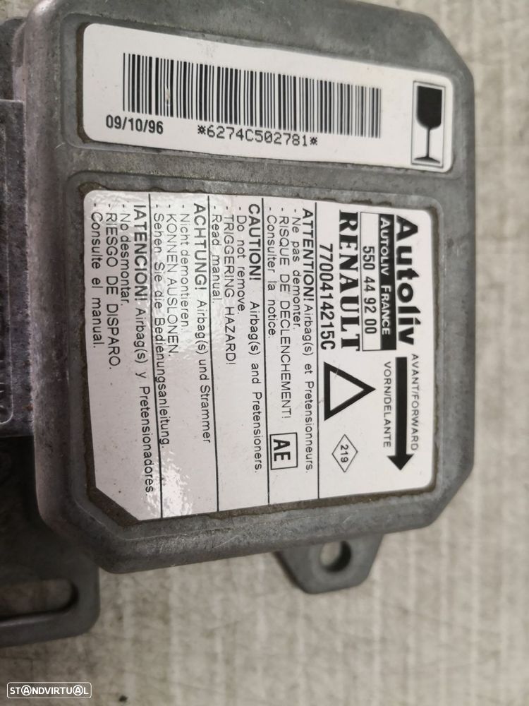 Centralina De Airbags Renault Laguna I (B56_, 556_) - 4