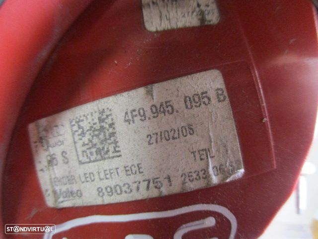 Farol Tras 4F9945095B AUDI A6 4F FASE 1 2006 2.0TDI 140CV 5P AZUL ESCURO ESQ ORIGINAL Danificado - 5