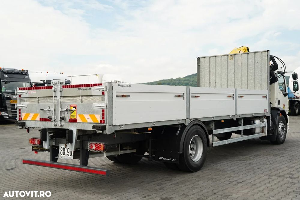 DAF LF 250 / 4X2 / LIVRARE - 7.3 + HDS HYVA HB 150X -E3 / RADIOCOMANDĂ / ROTATOARE / MAX. CAPACITATE DE RIDICARE: 5200 KG / EURO 6 - 11