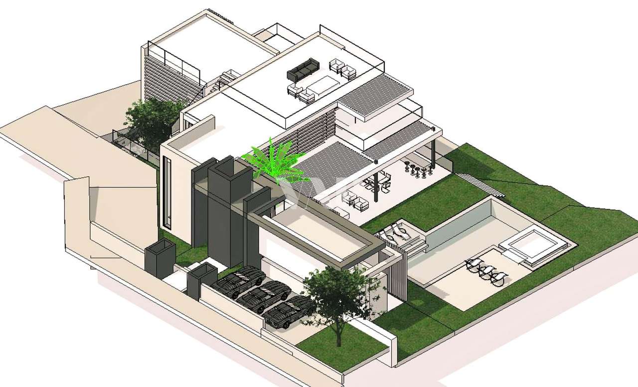 Em construção - Villa Contemporânea de Luxo 4+1 quartos com Vista para - Grande imagem: 3/10