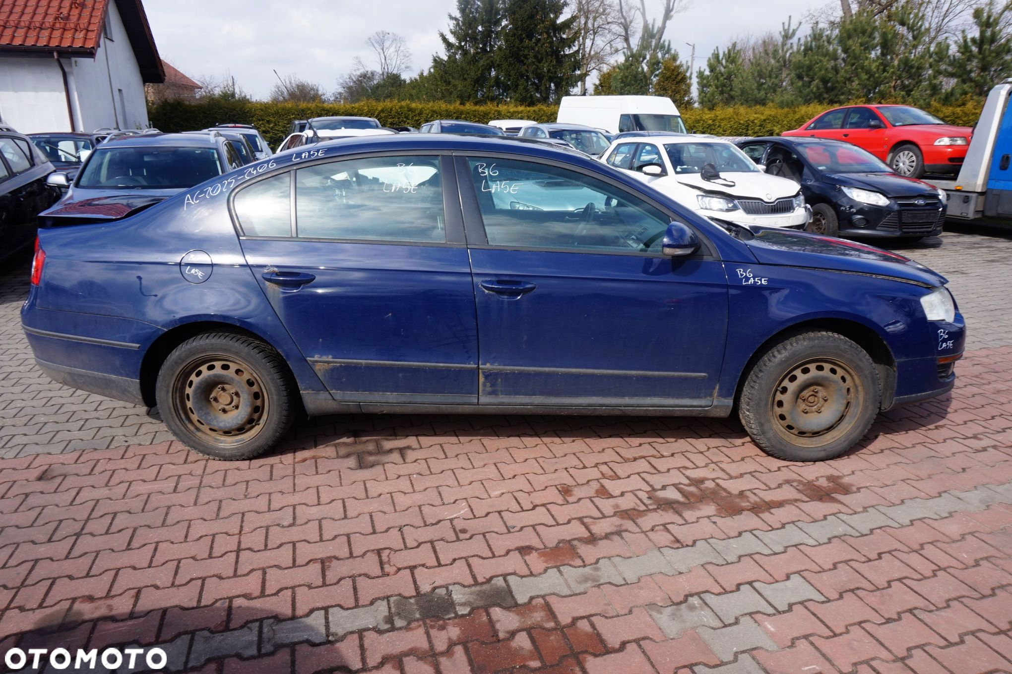 VOLKSWAGEN PASSAT B6 SEDAN 2009 LA5E 1.8 TSI BZB 160KM KVT GRANATOWY na części - 6