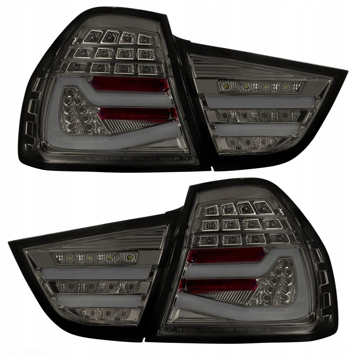 Lampy tyl ne kpl Led Bar Neon DTS Smoke Bmw 3 e90 sedan Lift Lci FL 08-12 - 6