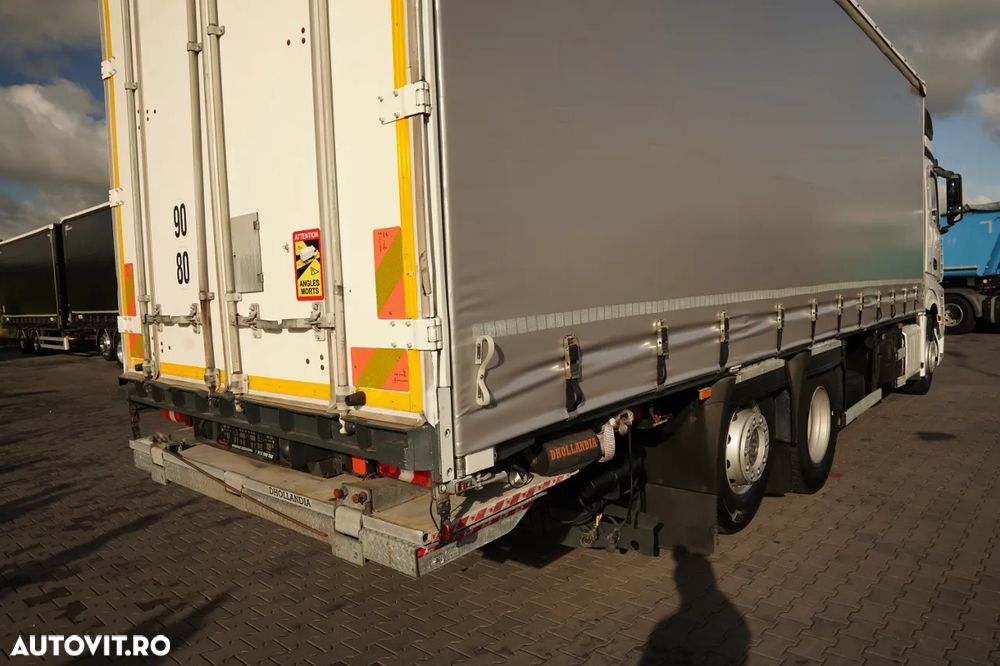 Mercedes-Benz ACTROS 2551 / 6X2 CORTINĂ / RIDICATIVĂ / PUNTE RIDICATIVĂ / DIRECȚIE / PODEA REZISTENTĂ - 12