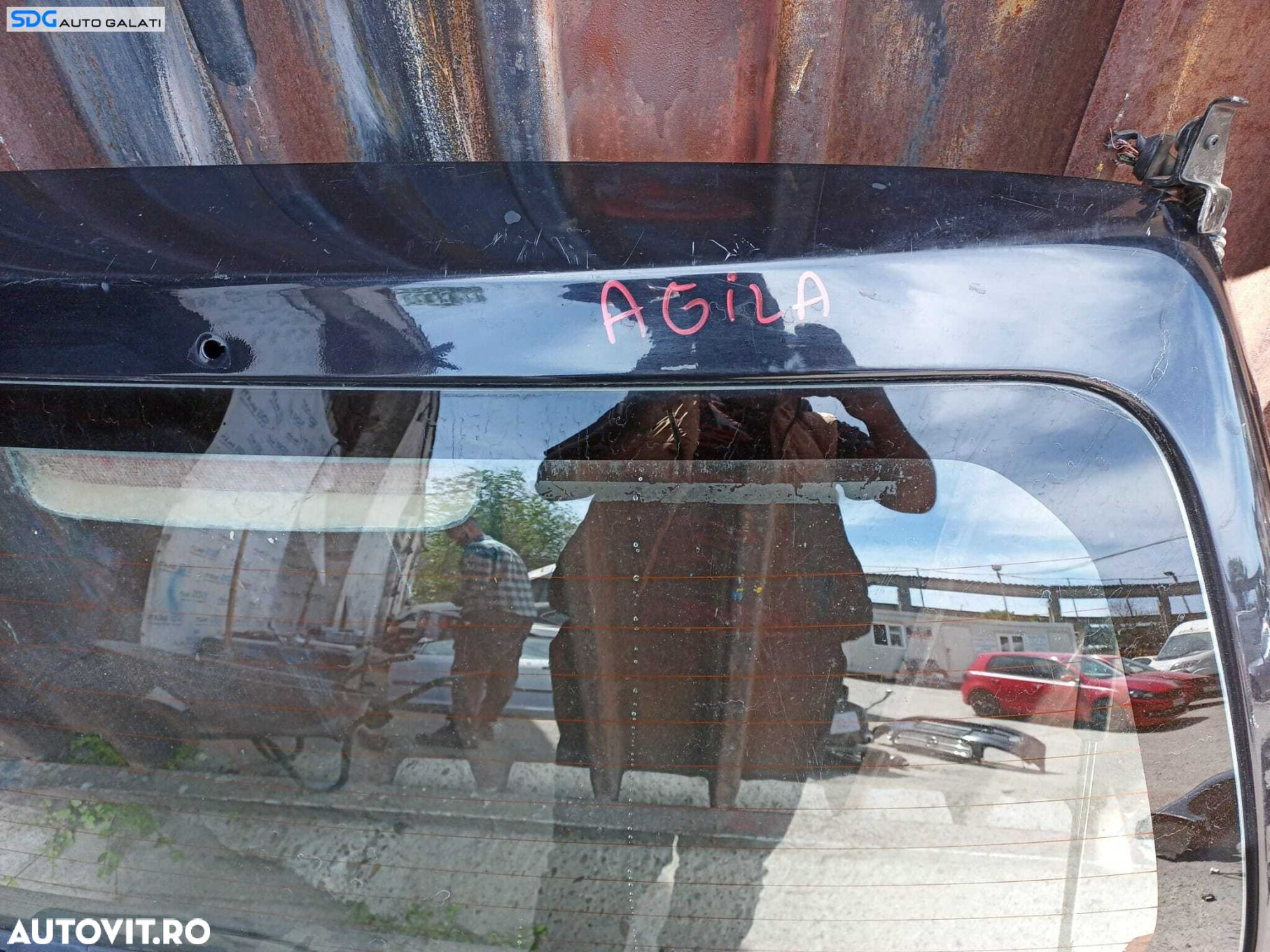 Haion Hayon Portbagaj Dezechipat cu Luneta Geam Sticla Opel Agila 2000 - 2007 Cod Culoare Z20R [X3652] - 4